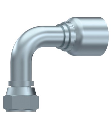 HEMBRA GIRATORIA  90° S.43 UNA SOLA PIEZA JIC37° 1"7/8 12H UN DN 1"1/2