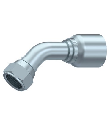 HEMBRA GIRATORIA  45° S.43 UNA SOLA PIEZA JIC37° 1"5/16 12H UN DN 1"
