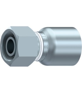 HEMBRA GIRATORIA RECTA MET,S.43UNA SOLA PIEZA CONO24° M30X2 DN 3/4"