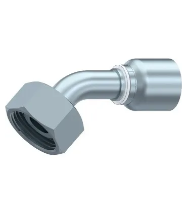 HEMBRA GIRATORIA MET,45°S.43UNA SOLA PIEZA CONO24°/60 M14X1,5 DN 1/4"