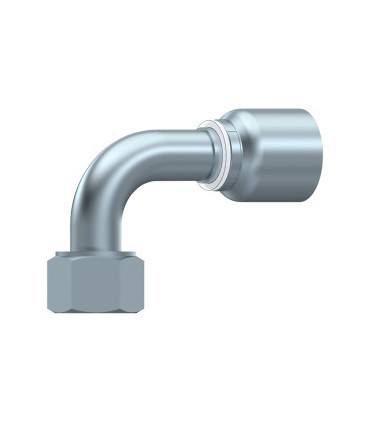 HEMBRA GIRATORIA  90° S.43 UNA SOLA PIEZA ORFS 1"7/16 12H DN 1"