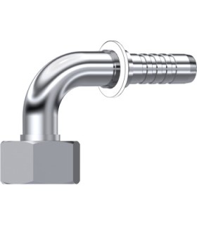 HEMBRA GIRATORIA 90° METRICA S,BW CONO 24° C/J TORICA M52X2 DN 1"1/4