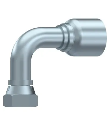 HEMBRA GIRATORIA 90° UNA SOLA PIEZA SERIE BW CONO 60° 3/4" BSP DN 3/4"