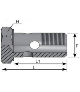 TORNILLO ORIENTABLE SIMPLE 1/2" BSP