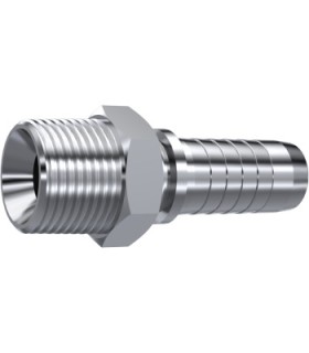 MACHO ROSCA CÓNICA CONO 60° INOX 3/8" BSPT DN 1/4"