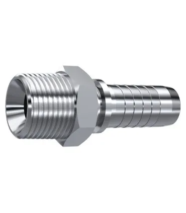 MACHO ROSCA CÓNICA CONO 60° INOX 3/8" BSPT DN 1/2"