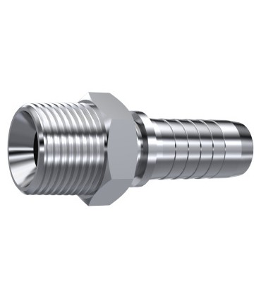 MACHO ROSCA CÓNICA CONO 60° INOX 1/2" BSPT DN 1/2"