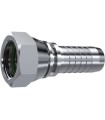 HEMBRA GIRATORIA  RECTA CONO 60° C/J TORICA INOX 1" BSP DN 1"