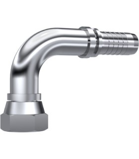 HEMBRA GIRATORIA  90° ASIENTO PLANO INOX 1/4" BSP DN 1/4"