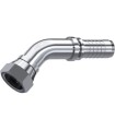 HEMBRA GIRATORIA  45° ASIENTO PLANO INOX 3/8" BSP DN 5/16"