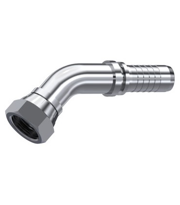 HEMBRA GIRATORIA  45° ASIENTO PLANO INOX 1/2" BSP DN 1/2"