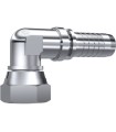 HEMBRA GIRATORIA  90° COMPACTA CONO 60° INOX 3/8" BSP DN 3/8"