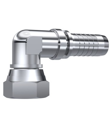 HEMBRA GIRATORIA  90° COMPACTA CONO 60° INOX 1" BSP DN 1"