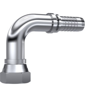 HEMBRA GIRATORIA  90° CONO 60° C/J TÓRICA INOX 1/2" BSP DN 1/2"