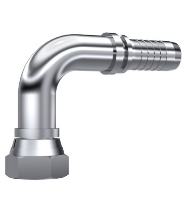 HEMBRA GIRATORIA  90° CONO 60° C/J TÓRICA INOX 1"1/2 BSP DN 1"1/2