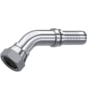 HEMBRA GIRATORIA  45° CONO 60° C/J TÓRICA INOX 1/4" BSP DN 1/4"