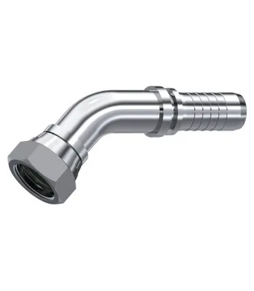 HEMBRA GIRATORIA  45° CONO 60° C/J TÓRICA INOX 3/8" BSP DN 3/8"