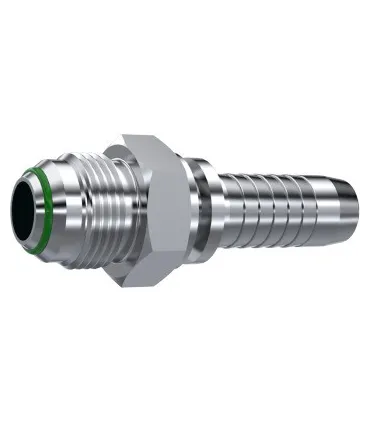 MACHO ROSCA JIC CONO 37° +JUNTA INOX 1"5/8 12H UN DN 1"1/4