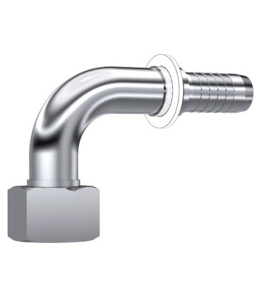 HEMBRA GIRATORIA MÉTRICA 90° C/JUNTA TÓRICA INOX Ø 10 L M16X1.5 DN 5/16"