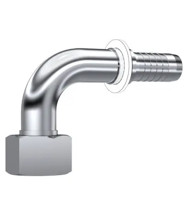 HEMBRA GIRATORIA MÉTRICA 90° C/JUNTA TÓRICA INOX Ø 30 S M42X2 DN 1"