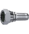 HEMBRA GIRATORIA RECTA CONO 60° INOX 1/2" 14H NPSM DN 1/2"