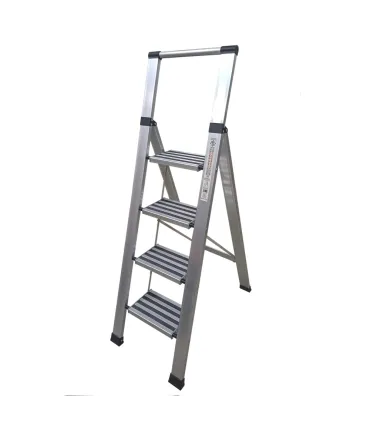 ESCALERA TIJERA BRICO ALUM 4 PELDAÑOS ANCHOS 0,93m