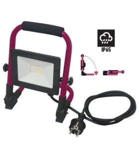 FOCO PROYECTOR LED 50W 5500 LUMENS IP65 CON SOPORTE SUELO