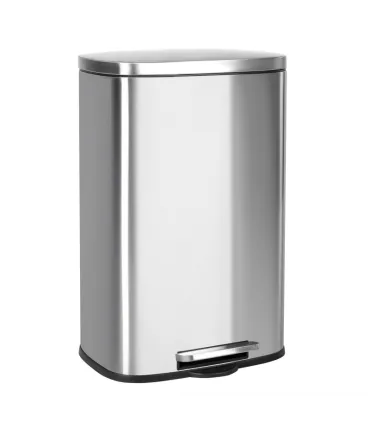 CUBO/ PAPELERA INOX 50 LTS. PEDAL+TAPA