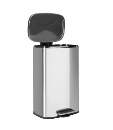 CUBO/ PAPELERA INOX 50 LTS. PEDAL+TAPA