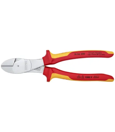 ALICATE CORTE DIAGONAL E.FUERTE 1000V 200MM 7406200
