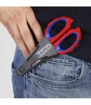 TIJERA KNIPEX ELECTRICISTA 160MM 95.05.10 P/punteras