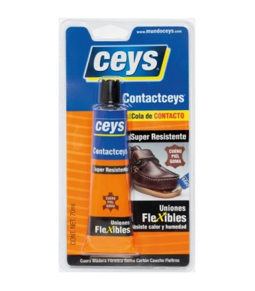 BLISTER ADHESIVO UNIONES FLEXIBLES CONTACTCEYS 70 ML