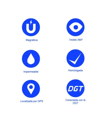 BALIZA EMERGENCIA V16 CON GEOLOCALIZACION HOMOLOGADO DGT