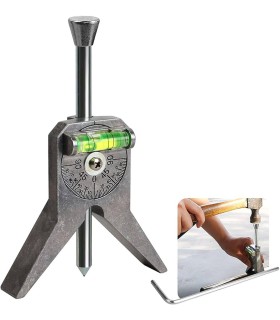 BUSCADOR DE CENTROS EN TUBERIAS. NIVEL CENTRADOR CON GONIOMETRO