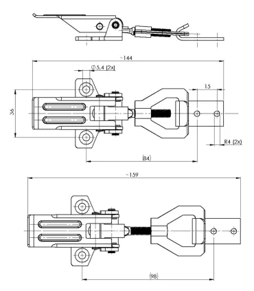 CIERRE REGULABLE INOX.GRANDE