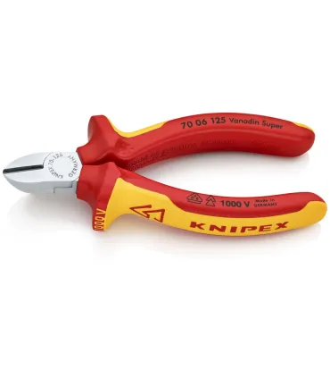 ALICATE CORTE DIAGONAL 1000V 125MM 70.06.125