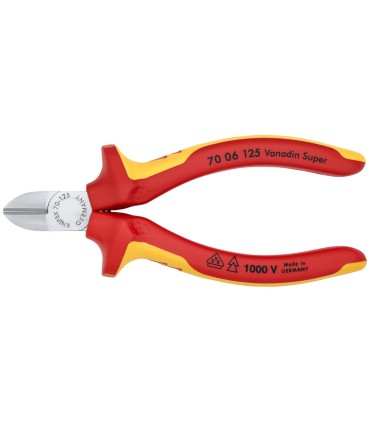 ALICATE CORTE DIAGONAL 1000V 125MM 70.06.125
