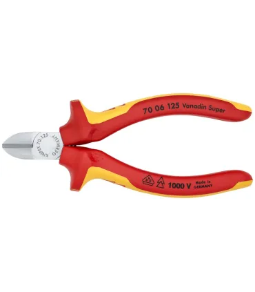 ALICATE CORTE DIAGONAL 1000V 125MM 70.06.125