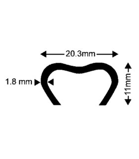 CAJA 1000 GRAPAS OMEGA 20mm VR20 VR22