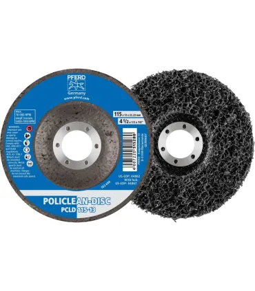 DISCO POLICLEAN FIBRA VIDRIO PCLD 115-13
