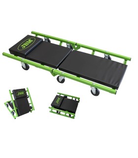 CAMILLA PLEGABLE MECANICO C/RUEDAS METALICA