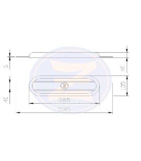 ANODO DE ZINC W14Z 540X130 18Kg SOLDAR