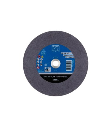 Disco corte T 300-4x32 A24 R SG CHOP STEEL ACERO