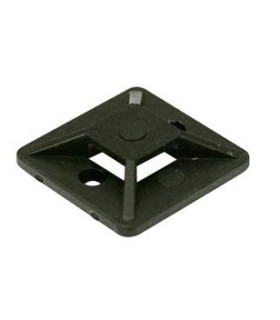 BOLSA 100 SOPORTES ADH P/BRIDA 27x27 NEGRO