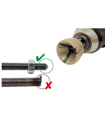 REBARBADOR ROSCA EXTERIOR 13-35mm MAX.400RPM