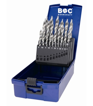 JUEGO 19 BROCAS HSS TURBO DE 1 A 10 x 0,5