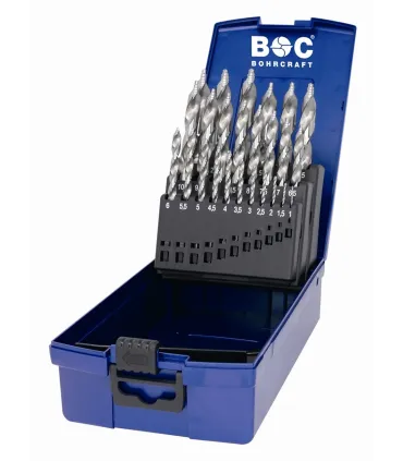 JUEGO 19 BROCAS HSS TURBO DE 1 A 10 x 0,5