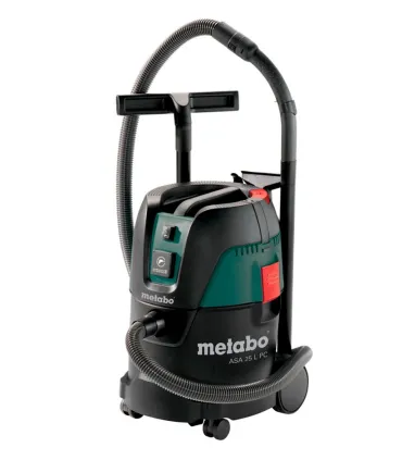 ASPIRADOR METABO ASA-25L-PC 1250W 25L CONEXION AUTOMATICA + LIMPIEZA FILTRO