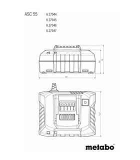 CARGADOR ASC 55. 12-36V, "AIR COOLED", UE