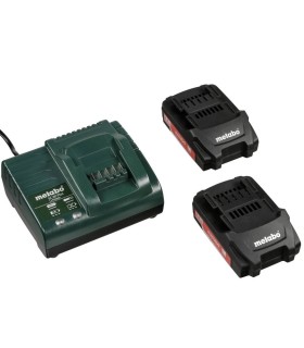 KIT TALADRO BAT. PERC. 18V METABO 2 BAT 2,0AH SB18L+ 79 ACCESORIOS